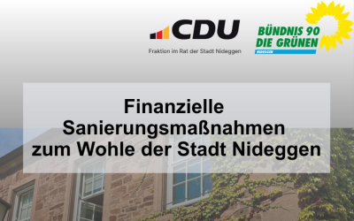 Finanzielle Sanierungsmaßnahmen 2026