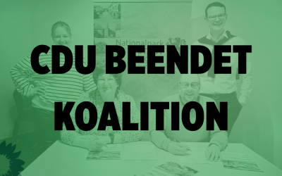 Stellungnahme zum Ende der Koalition mit der CDU